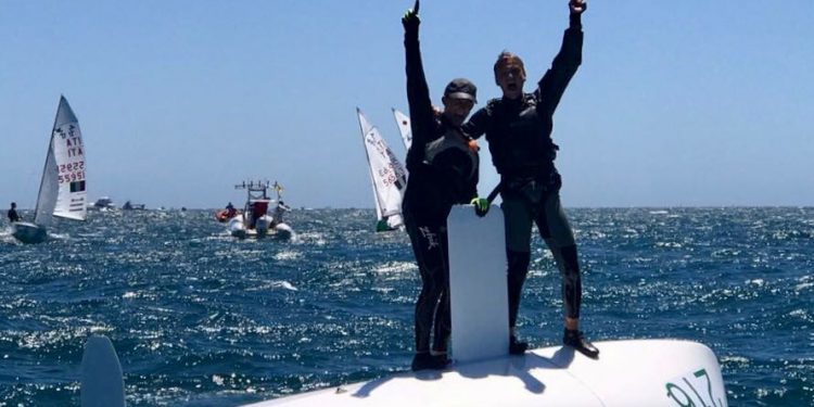 Martín Wizner y Pedro Ameneiro, del Náutico de Vigo, campeones del mundo de 420