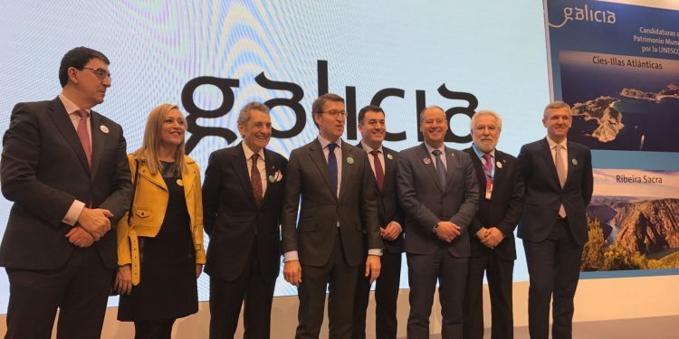 La Xunta presenta en Fitur, sin Vigo (pero con el Celta), a Cíes «candidata de todos os galegos»