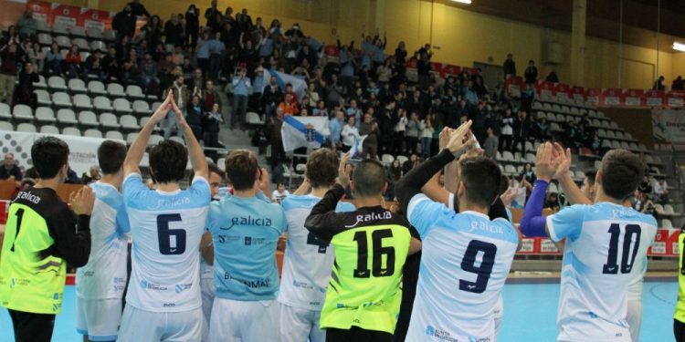 A selección galega xuvenil masculina, nas semifinais do Campionato de España