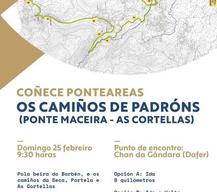 Ponteareas convida a coñecer os camiños tradicionais á beira do Borbén