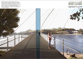 Así son as propostas que compiten por deseñar a ponte peonil sobre o Miño