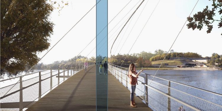 Así son as propostas que compiten por deseñar a ponte peonil sobre o Miño