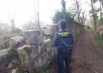 Un vecino de Nigrán, acusado de robar las piedras del muro del Pazo de Pampillón