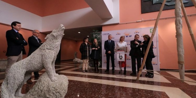 O alumnado da Escola de Cantería mostra a súa obra en Vigo