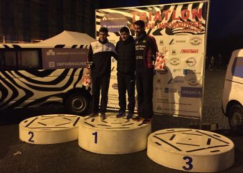 O vigués Antonio Serrat gaña o dúatlon Cidade de Santiago