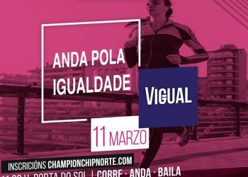 A carreira Vigo Móvese Pola Igualdade posponse por mor do temporal