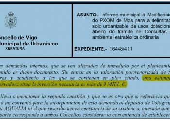Vigo tendría que invertir 9 millones para llevar agua a la Ciudad Deportiva del Celta