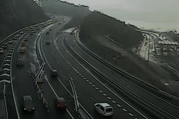 Retenciones al acceder a Rande en sentido Vigo