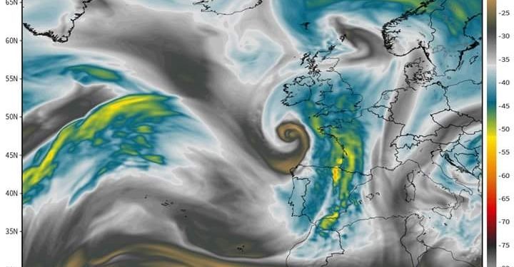 «Hugo», una borrasca con vientos de 120 km/h, anticipo de la Semana Santa