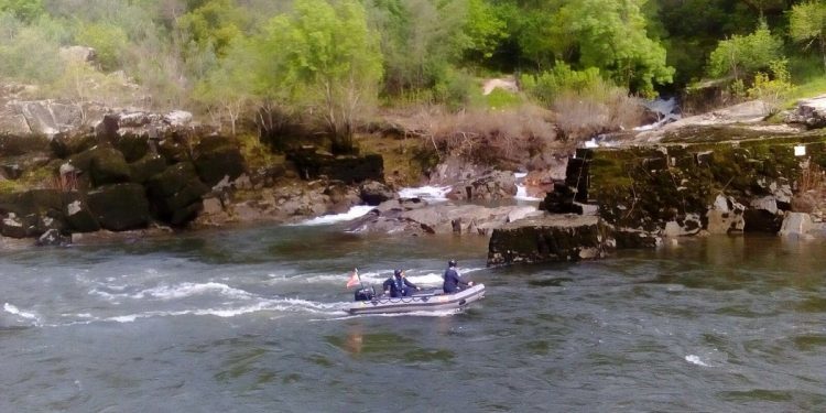 Los drones se incorporan a la búsqueda de la persona desaparecida en el río Miño