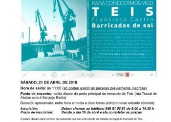 Teis a través das rutas literarias «Historias para coñecermos Vigo»