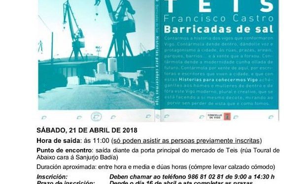 Teis a través das rutas literarias «Historias para coñecermos Vigo»