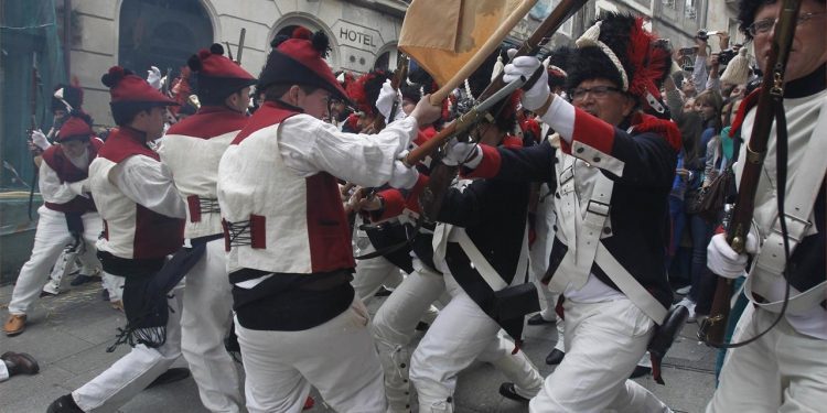 A Reconquista de Vigo xa está aquí, con choiva tamén