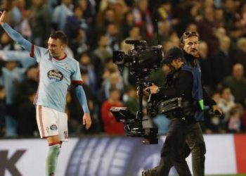 Iago Aspas, seria duda para el derbi gallego