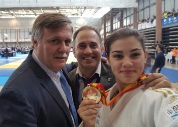 La judoka viguesa Laura Vázquez, campeona de España cadete