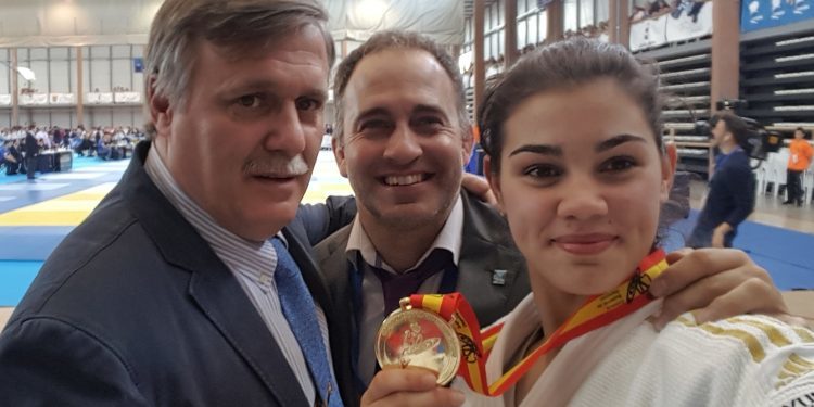 La judoka viguesa Laura Vázquez, campeona de España cadete