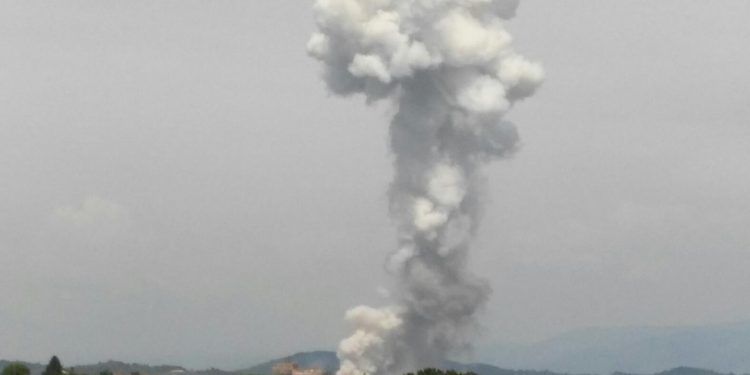 El aciago acierto de lo ocurrido en Tui nada más producirse la explosión