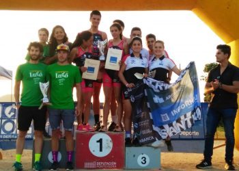 O Cidade de Lugo, campión galego de Tríatlon de relevos mixtos en Nigrán