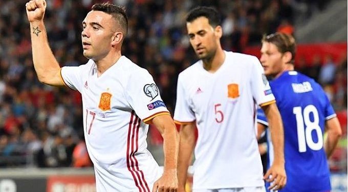 Iago Aspas, segundo canterano que entra con el Celta en un Mundial