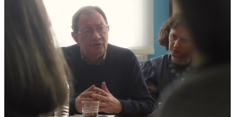 Francisco Sampedro en el aniversario de Karl Marx