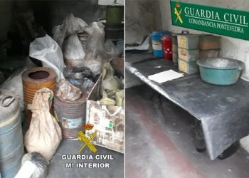 La pirotecnia de Tui tenía 1.150 kilos de materia prima en un tercer almacén ilegal