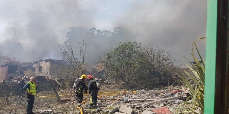 El Sergas eleva a 30 los heridos en Tui, entre los cuales hay siete menores