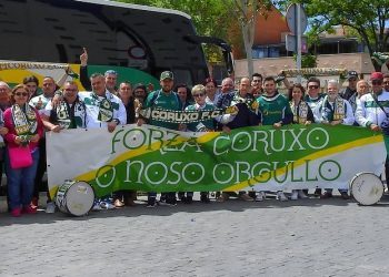 El Coruxo pone autobuses gratis para asaltar Mérida