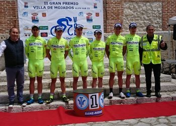 Antonio Angulo, del Club Ciclista Rías Baixas, segundo en el GP Villa de Mojados