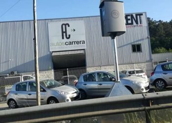 Critican a instalación dun novo radar nunha recta da N-120 en Ponteareas