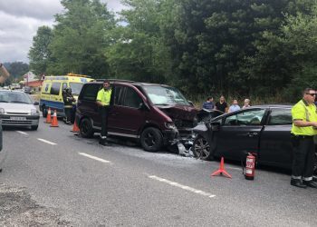 Brutal colisión mortal en Mos