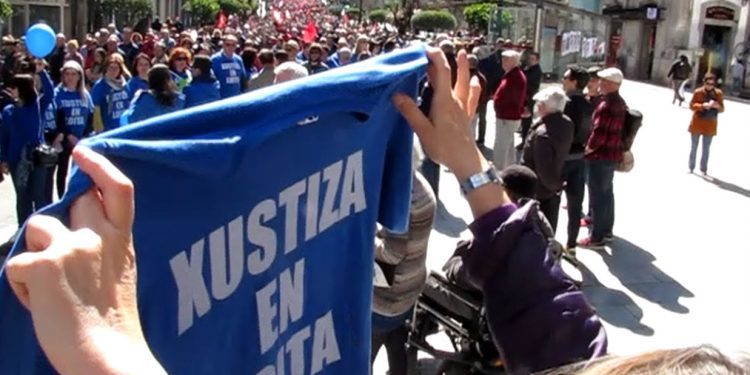 El desprecio de los funcionarios de Xustiza de Vigo hacia los «traidores»