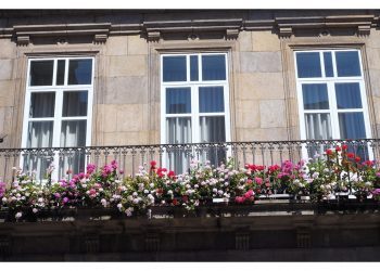 Los balcones floridos