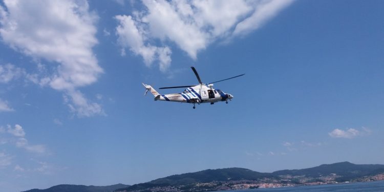 Vigo, escenario de un simulacro de emergencia aérea en el mar