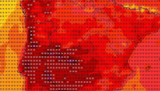 El calor se instala con fuerza en Vigo, que superará los 30 grados