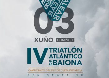 Baiona acolle o Campionato Galego de Tríatlon sen Drafting