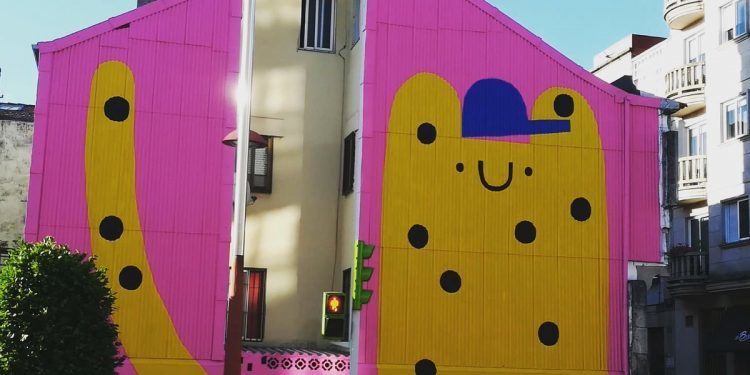 Así son los nuevos murales que están llenando Vigo de color