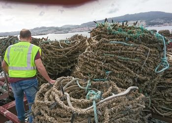 Un detenido por el hurto de más de 600 cuerdas de una batea en Moaña