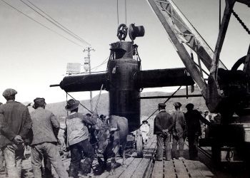El primer prototipo del submarino de la familia Sanjurjo Badía