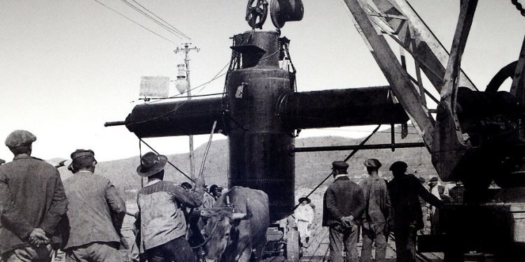 El primer prototipo del submarino de la familia Sanjurjo Badía
