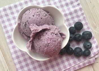 Helado de arándanos {y yogur}