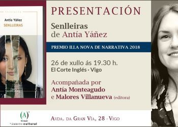 A premiada Antía Yáñez presenta en Vigo a súa obra ‘Senlleiras’