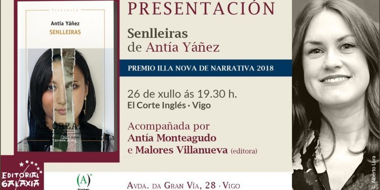 A premiada Antía Yáñez presenta en Vigo a súa obra ‘Senlleiras’