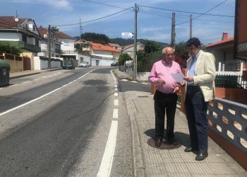 Arrancan las obras de accesibilidad de la PO-313 en el entorno del CEIP Quintela