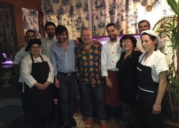 Chicote se deleita en Oia con la cocina gallega
