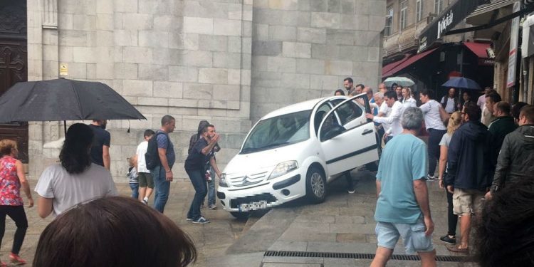 Susto en el Casco Vello de Vigo