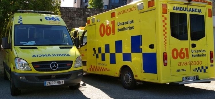 Tres personas heridas tras un accidente múltiple en la A-55