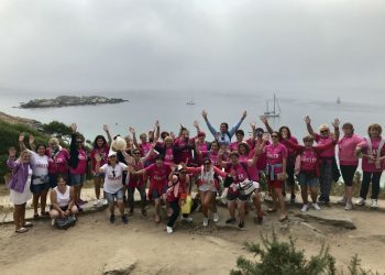 Unha xuntanza nas Illas Cíes contra a violencia de xénero