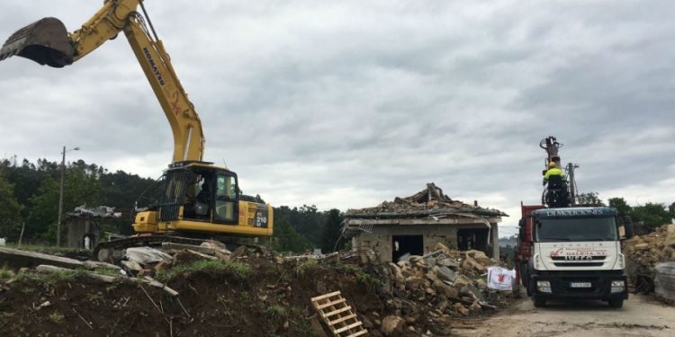 O desentullo da zona afectada pola explosión de Paramos custará 3,2 millóns de euros