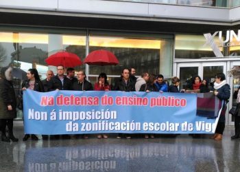 Nais e pais de Vigo darán unha «lección» contra o mapa escolar da Xunta