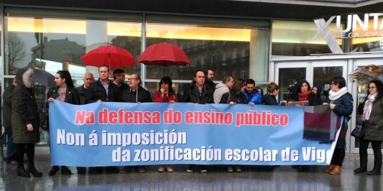 Nais e pais de Vigo darán unha «lección» contra o mapa escolar da Xunta